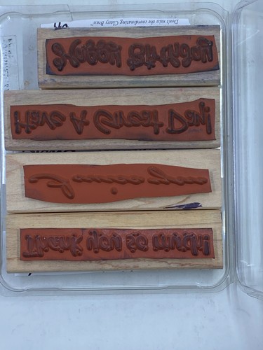 Stamping Up Rubber Wood Stamp Sets YOU PICK List #3 Complete Crafts Scrapbooking - Picture 862 of 896