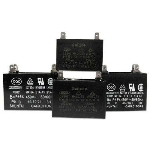450VAC Motor Start Capacitor 1.5uF 2uF 2.5uF 3uF 3.5uF 4uF 5uF 6uF 8uF 10uF 12uF - Foto 2 di 12