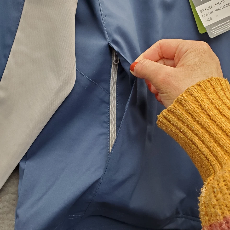 Chaqueta impermeable Ahead Extreme para hombre pequeña con cremallera de varios cuartos rendimiento de golf Foto 4 de 4