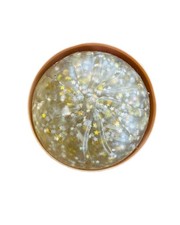 Ultra Rare Mini Gold Glitter Squishy Dumpling Bao Bun with Case RMS Viral