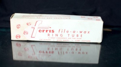 Vintage Ferris File-A-Wax Ring Tube for Lost Wax Casting Jewelry Making & Design