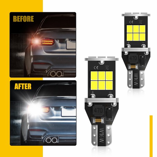 AUXITO CANBUS LED Bombilla Inversa Respaldo 921 912 T15 W16W Lámparas 6000K Blanco - Imagen 12 de 24