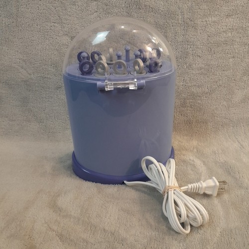 Conair Jelly Rollers Spiral Flexible 16 Hot Rollers Sticks Curlers Purple-Tested - Picture 3 of 8