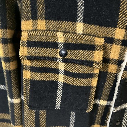 VTG Lakeland Sportswear Men's Sherpa Lined Flannel Coat Multicolor Plaid Medium - Picture 4 of 9