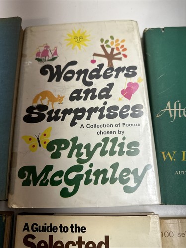 Lot Of 6 Vintage Books Of Poetry Dated 1954 - 1968 5 HC 1TB - Bild 10 von 24