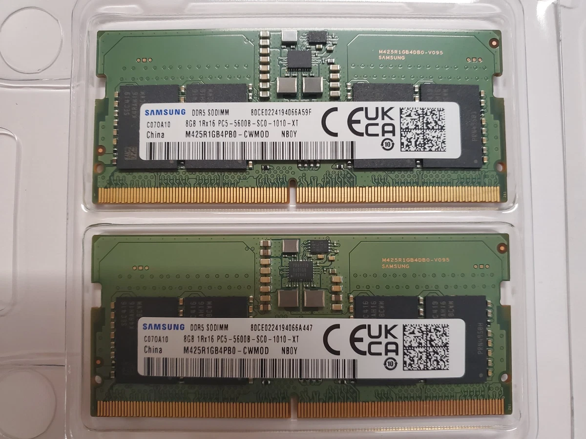 Samsung SO-DIMM Computer Memory (RAM) 8 GB 2 Modules for sale | eBay