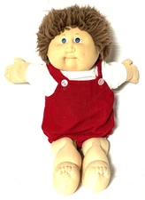 Vintage Cabbage Patch Kids Boy 1978 1982 Coleco 16” Brown Hair Reg. No PA-1044