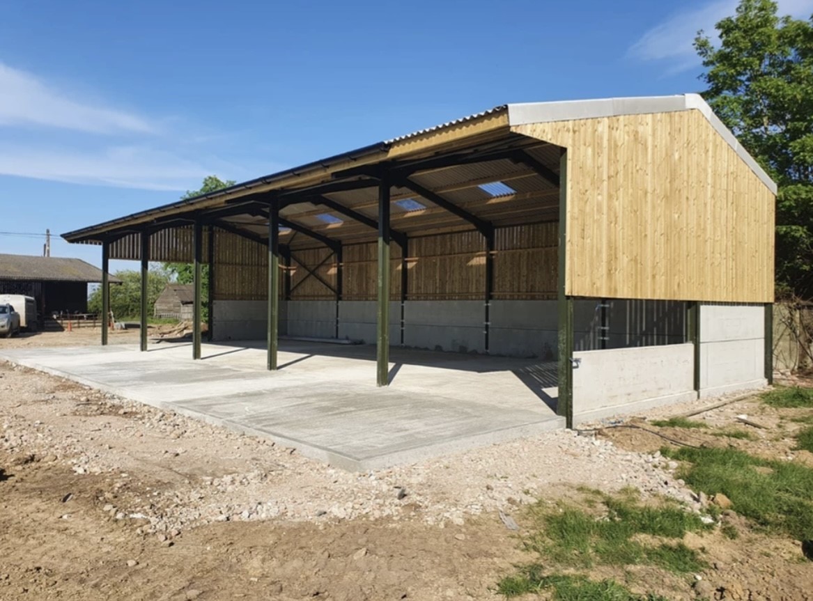 Steel Framed Building 100' x 30', Livestock Building, Agricultural shed, cattle