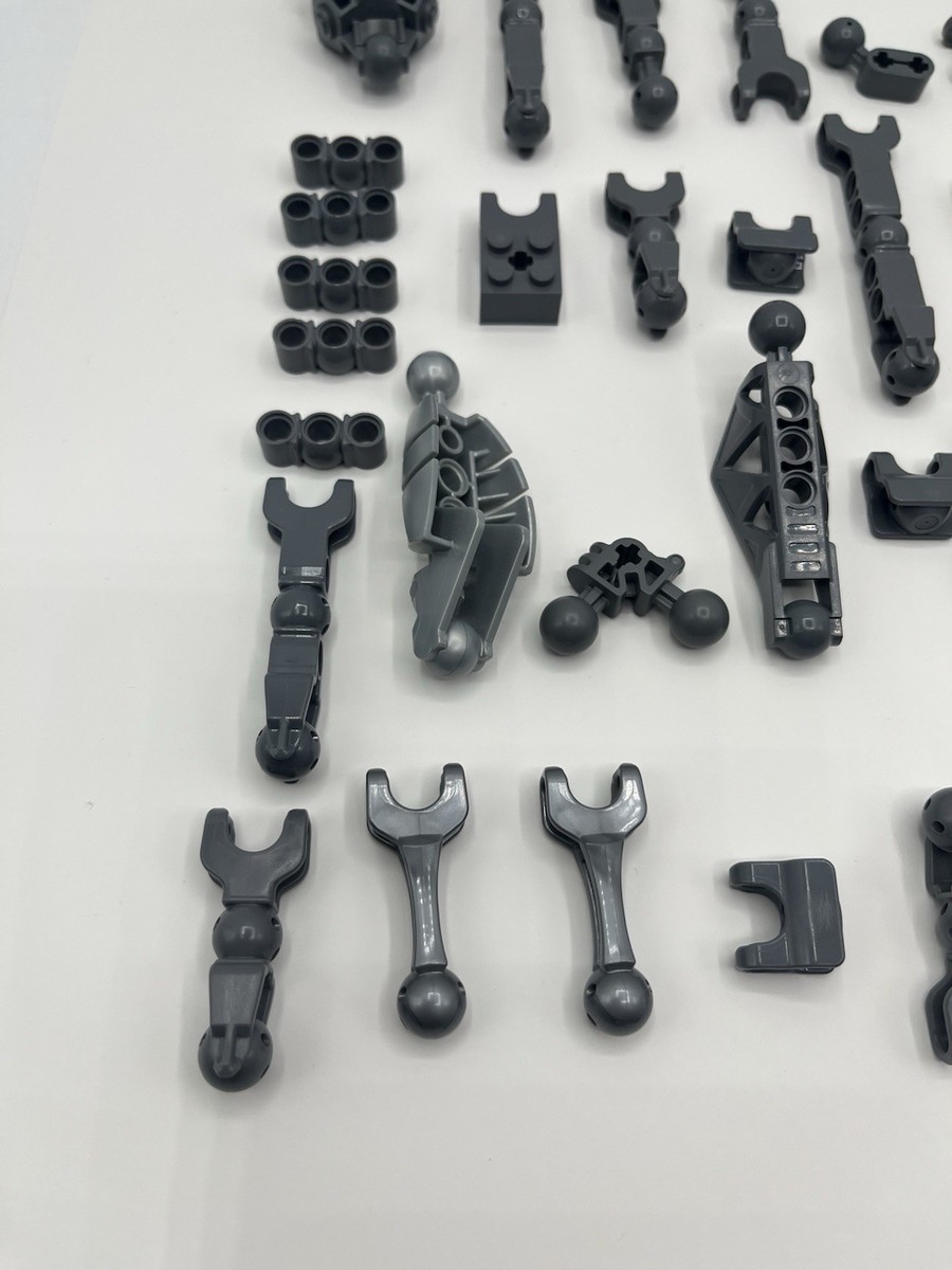 40pc Mixed Lot Gray Lego Bionicle Technic Hero Factory Body Ball