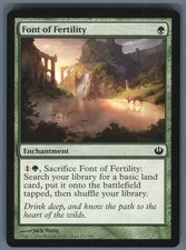 Journey Into Nyx Font of Fertility #123 Magic the Gathering MTG