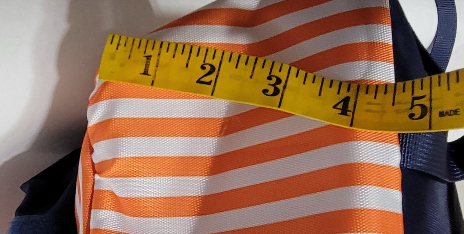 Whataburger Striped Patch Backpack Orange White S… - image 10