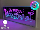 Personalised LED Light Up Colour Changing Box Frame Sign Home Decor