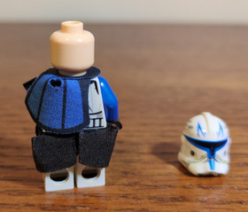 LEGO 75012 Captain Rex Phase 2 Pauldron Kama sw0450 sw0359 + Build Pieces EUC