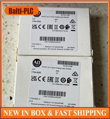 New Factory Sealed AB 1734-IE2C 2 Point Analog Input Module 2022 1734IE2C US