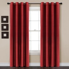 Faux Silk 100 Blackout Window Curtain Single Panel