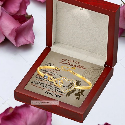 Wikinger Papa zu Tochter Stern Herz Armband - Inspirierender Vater nordischer Schmuck - Bild 16 von 17
