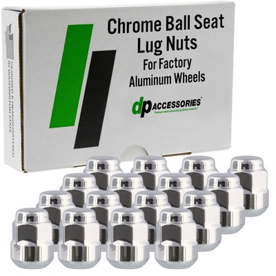 Chrome Lug Nuts for 1993-1997 Honda Civic del Sol with Factory Wheels