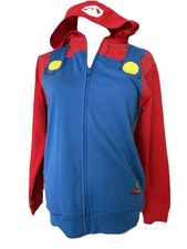 Super Mario Cosplay, Boys Large Youth Hoodie, Jacket, Costume, Fleece
