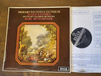 Mozart Piano Concerto No 20 25 Julius Katchen Munchinger Decca SXL 6297