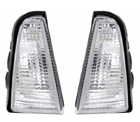 Frontblinker Set FüR Fiat Cinquecento 170 91-99 Weiß Silber Blinker Vorne