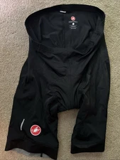 CASTELLI Cycle BIKE Shorts Size XXL Nylon Spandex BLACK  Condo Fit