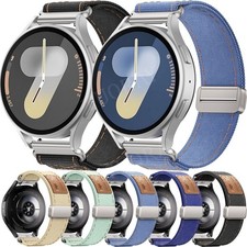 20/22mm Nylon Loop Band Strap for Samsung Galaxy Watch FE 7 6 5 4 Watch 3 45mm