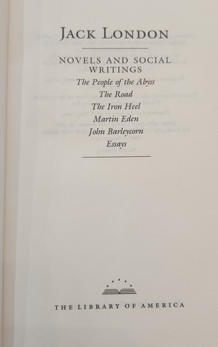 Jack London: Novels & Social Writings, LOA, HC, 1982 2nd Printing. Like New - Picture 3 of 6