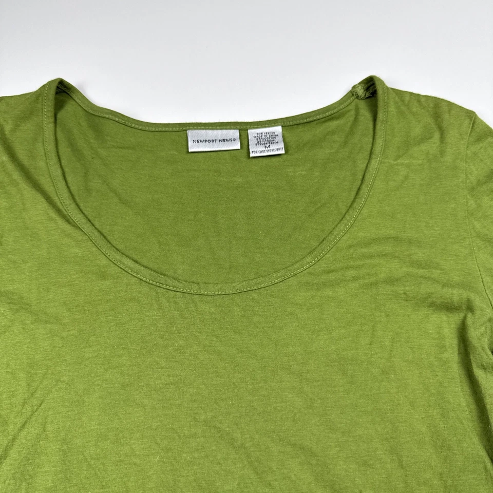 Camisa Mujer Newport News Manga Larga Mediana Verde Oliva Foto 2 de 4