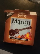 MARTIN UKULELE STRINGS CLEAR FLUOROCARBON SOPRANO / CONCERT .0191 - .0216 C TUNE