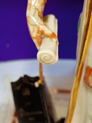 Vintage Capodimonte Circus Clown, Porcelain style V.Sabadin - Foto 8 di 21