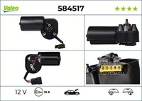 Wischermotor Valeo 584517 12V FüR Renault Clio 2 Thalia 1 SB0 BB0A BB0F BB10 16V