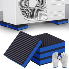 4 Pack Anti Vibration Pads, 4'' X 4'' X 7/8" Heavy Duty EVA Vibration Isolation