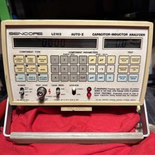 Sencore LC102 Auto-Z Capacitor Inductor Analyzer Used Turn On Video Read