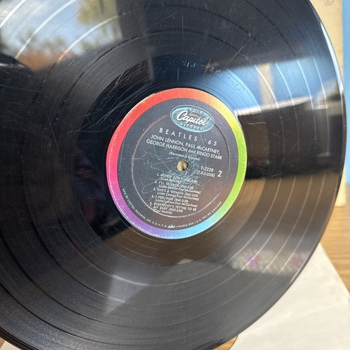 The Beatles "Beatles ’65” LP Vinyl 1965 Mono T2228 Capitol Records G+ - Picture 9 of 9