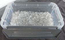 ok. 4 KG KOLEKCJA PRZEZROCZYSTYCH SZKLANYCH BRYŁKÓW KROPLI DESZCZU NOWY SZABLON