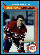 1979-80 Topps Hockey Card Bob Gainey Montreal Canadiens #170 NM