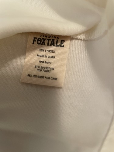 New Finding Foxtale outfit Girls Sz 6 Fable Knot Dress purple, cream blouse 2pc - Picture 5 of 14