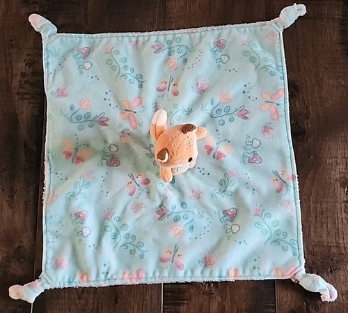 Mary Meyer Lovey Plush Sweet Fox Soothie Security Blanket Mushroom Floral 13x13 - Picture 4 of 12