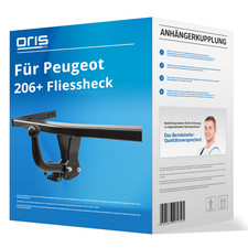 Oris Anhängerkupplung starr für PEUGEOT 206+ Fliessheck Typ T3E AHK