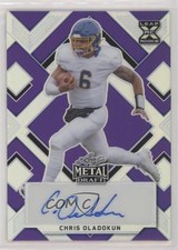 2022 Leaf Metal Draft Purple Prismatic 15/25 Chris Oladokun #BA-CO3 Auto 4z8