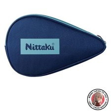 New Nittaku Table Tennis Racket Case Color Logo Full Case Sax NK-7227