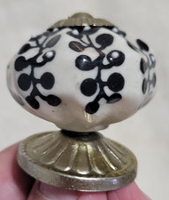 Porcelain Cabinet Knob Round Multicolor Decor...