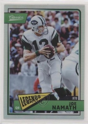 2018 Classics Legends Optichrome Premium Edition Blank Back 11/35 Joe Namath 0k4