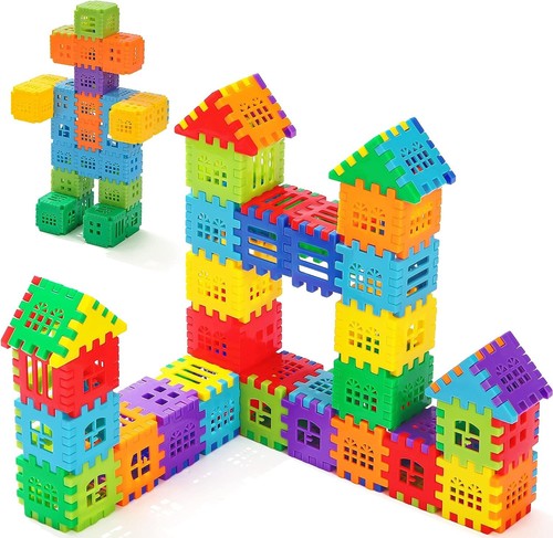 Interlocking Building Blocks Toys for Kids - Toddlers Building Blocks Educati... - Picture 6 of 7