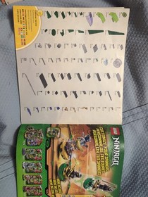 Ninjago Lego Maual #9445 Only Fangpyre Masters Of Spinjitzu