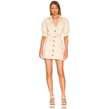 MINKPINK Zala Mini Dress - Ecru - Size: Medium NWT