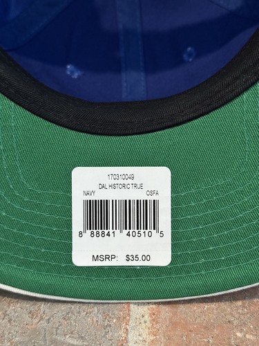 New Dallas Cowboys Star Snapback Hat Historic True Blue Retro Satin Cap Men OSFM - Picture 9 of 14