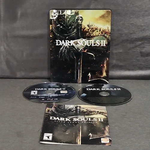 Dark Souls II PlayStation 3 PS3 Game T NAMCO 2014 Black Armor Edition