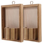 2 Pcs Vase Hängend Übertopf Zum Aufhängen An Der Wand Wandmontierte