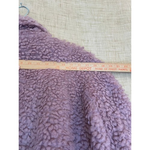 Chaqueta Between Sisters The Annie Abrigo Sherpa Rosa Felpa Grande - Imagen 7 de 9